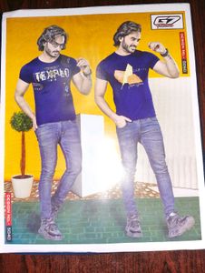 Men's T-shirt (Size-L) (Pack Of 2)