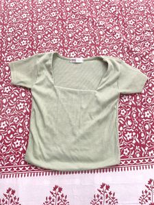 Zara Square Neck Top