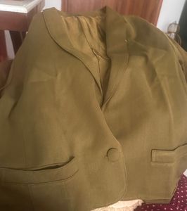 Chic Olive Green Blazer (Khaki)