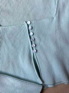 Mint Green Cropped Cardigan