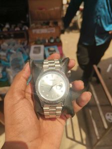 ROLEX WHITE WATCH