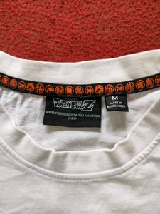 Dragon Ball Z White Graphic T-Shirt