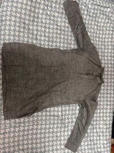 Men's Grey Kurta
