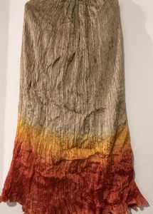 Garba special Ombre Textured ethnic skirt