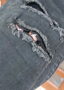Ripped Black Jeans