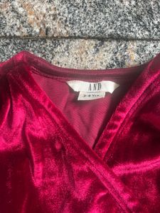 brand new Velvet Wrap frock