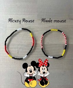 Mickey Mouse Inspired Beaded Bracelets