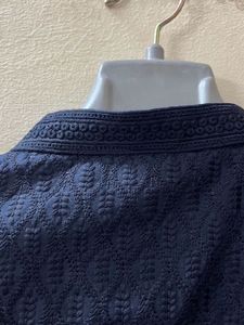 Elegant Navy Blue Kurta