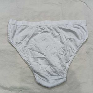 Men's White ⭐ Cotton Briefs