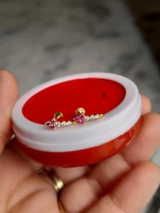 Exquisite Gemstone Stud Earrings