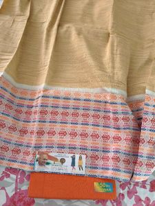 Elegant Orange Dress Material