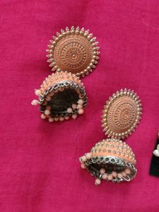 Ethnic Jhumka Earrings Set