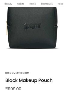 Pilgrim Black Leather Pouch 🖤👝