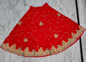hand work Red Lehnga 3 Piece Set