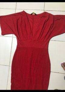 Blood Red Bodycon Dress
