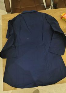 Classic Navy Blue Button-Up Shirt