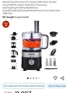 Food Processor Kitchen With Mixer Grinder Juicer