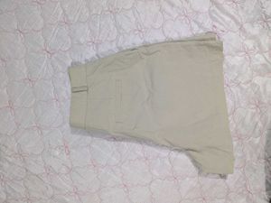 Stylish Beige Pleated Shorts