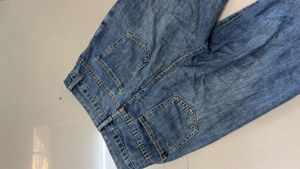 Womens Blue Wash Denim Jeans
