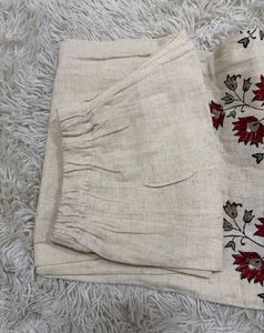 Stylish Grey Kurta Set with Floral Print