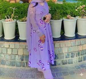 Purple Kurta Set with Dupatta