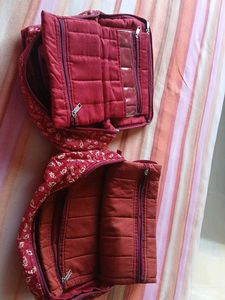 set of 2 pouches( organizer n storage)