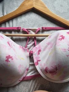 Floral front opening Bra