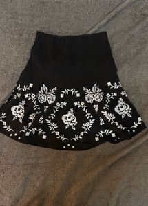 b1g1 free embroidered skater skirt