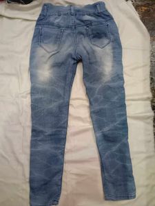 Unique Buckle Detail Jeans