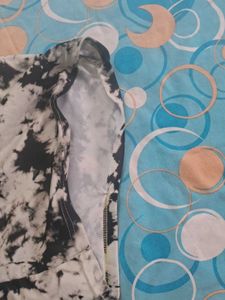 Stylish Tie-Dye long midi Dress stretchable