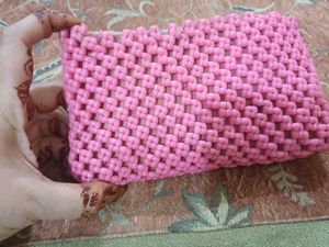 Vintage Chic Pink handmade clutch