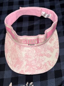Christian Dior Pink Toile de Jouy Visor