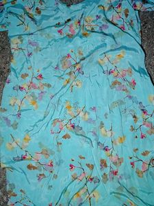 Floral Print  silk suit
