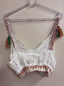 Boho Crocheted Crop Top