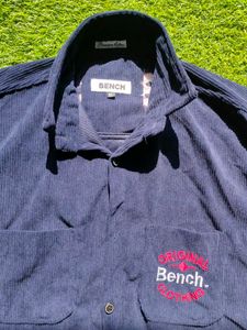 Bench. Navy Blue Corduroy Shirt