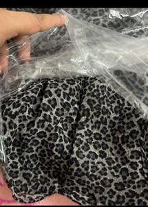 💕sale💕MK Leopard Georgette Cutout Mini Dress