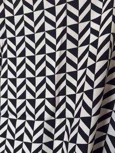 Patterned Wide Leg Trousers