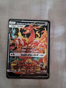 Pokemon rare card charizard family