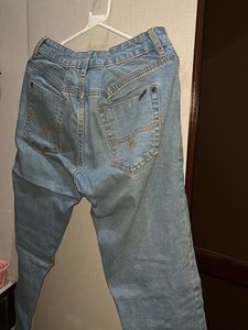 SALE Distressed Light Wash Denim Jeans