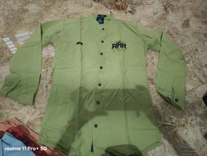 Men's Light Green Casual Shirt