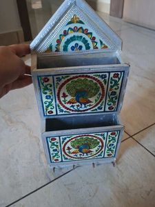 Decorative Peacock Letter Holder