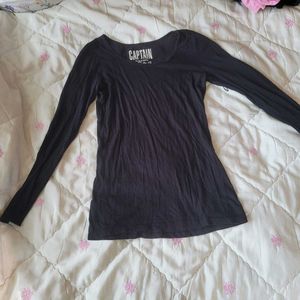 Black captain brand long sleeves