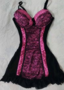 Lace Trim Lingerie Babydoll