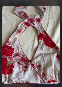 Y2k Floral Halter Neck Top