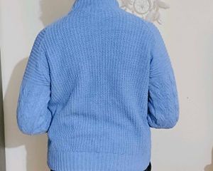 Light Blue Knit Sweater