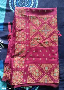 Maroon Saree