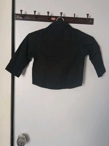 Classic Black Button-Up Shirt