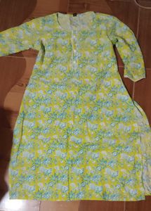 Beautiful Floral Print Kurta