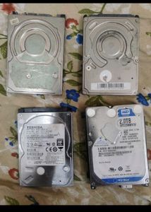Lot of 4 Hard Drives