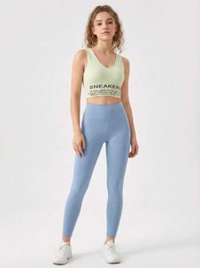 Green Graphic Sports Bra